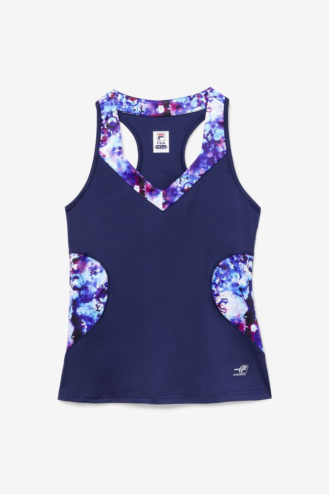 Fila Singlet Dame Marineblå Pickleball Halter 468297-ZQD